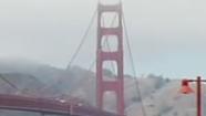 The Golden Gate Bridge.