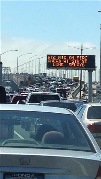Big-rig Bay Bridge accident