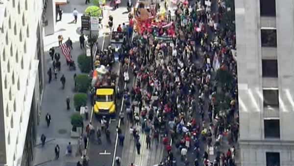 Over Two Dozen People Arrested in Occupy Wall Streets Protracted Siege of Wells Fargo Shareholders Meeting