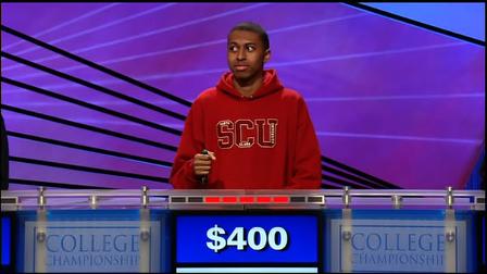 James Hill III appears on Jeopardy.