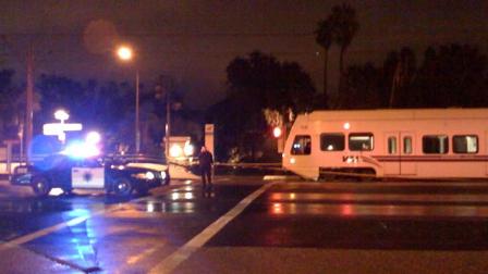 A pedestrian was killed by a VTA light rail vehicle near the North First Street station in San Jose.