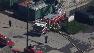 A fire in Santa Clara sent plumes of black smoke into the air.