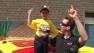 NASCAR driver Kyle Busch and A.J. Bulow