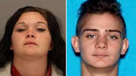 San Jose VTA light rail robbery suspects Jozette Rios (pictured left) and her older brother Jonathan Zipriano Rios (pictured right).