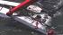 Americas Cup racing boat capsized on the Bay