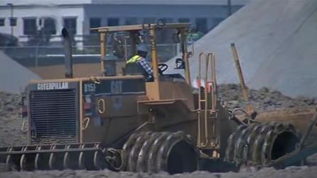 Construction at the site of the new San Jose earthquakes stadium.