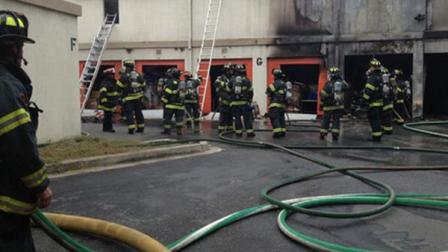 Fire in San Jose on Felipe Avenue