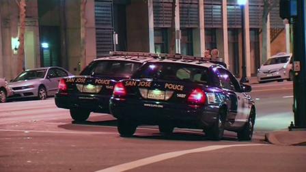 Stabbing scene in San Jose