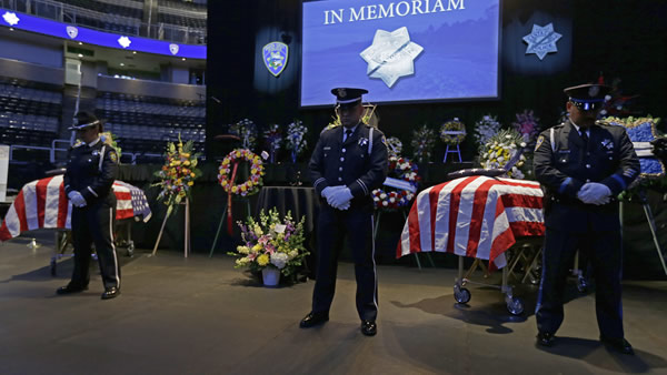 Memorial for two fallen Santa Cruz police officers