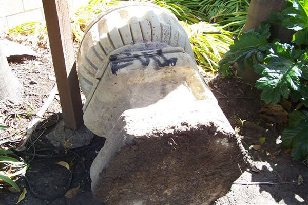 Police are investigating extensive vandalism...