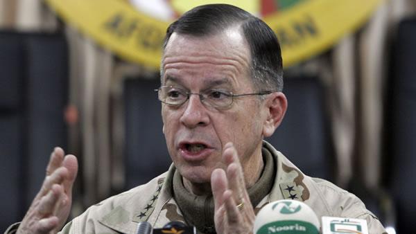 Afghanistan US Troops Admiral Mike Mullen Chairman Joint Chiefs Staff
