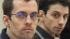 FILE - In this Sunday, Feb. 6, 2011 file photo, US hikers Shane Bauer, left, and Josh Fattal, attend their trial at the Tehran Revolutionary Court, Iran.  (AP Photo/Press TV, File) 