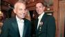 Navy Lt. Gary Ross, right, and Dan Swezy celebrate after exchanging wedding vows on Tuesday, Sept. 20, 2011 in Duxbury, Vt.