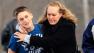 Doug Gasper, a ninth grader at Chardon High School, is hugged by his mother, Sandy, as they leave Maple Elementary School Monday, Feb. 27, 2012, in Chardon, Ohio.