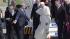 Pope Benedict XVI walks with Cubas President...