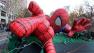 Workers inflate the Spider-Man balloon for the 86th annual Macys Thanksgiving Day Parade, on New Yorks Upper West Side, Wednesday, Nov. 21, 2012.