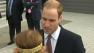 Little girl snubs kiss from Prince William
