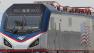 In this photo taken Saturday, May 11, 2013, is one of the new Amtrak Cities Sprinter Locomotives built by Siemens Rails Systems in Sacramento, Calif.