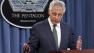 Secretary of Defense Chuck Hagel speaks at the Pentagon in Washington.