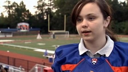 12-year-old Maddy Baxter was kicked off her schools football team for being a girl