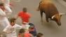 Running of the bulls in Pamplona