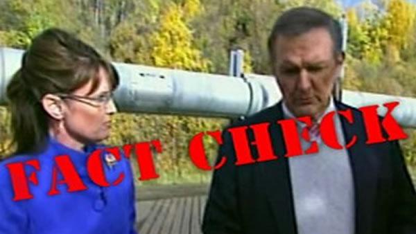 ABC7s Mark Matthews Fact Checks some of Palins answers. (ABC7)