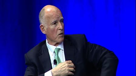 Brown says he has spent far less than either Whitman or Republican Steve Poizner.