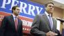Rick Perrys son Griffin Perry listens at left, as his father, Republican presidential candidate, Texas Gov. Rick Perry announces he is suspending his campaign and endorsing Newt Gingrich.