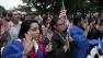 DREAMers and parents take an oath in a mock citizenship ceremony.
