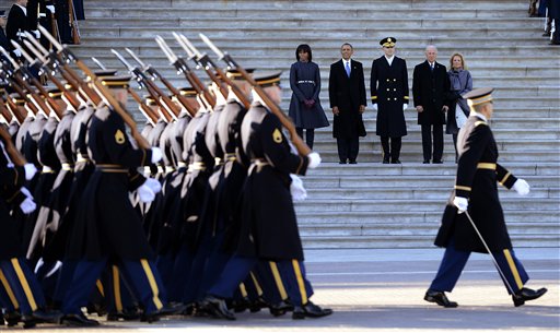 President Barack Obama, and first lady Michelle...