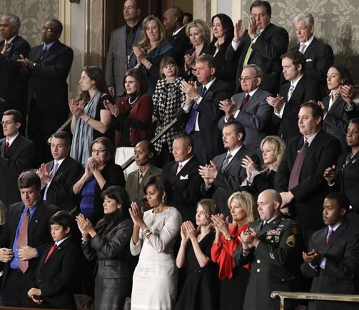 President Barack Obama gestures on Capitol Hill...