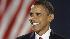 President-elect Barack Obama smiles during his acceptance speech at Grant Park in Chicago Tuesday night, Nov. 4, 2008.(AP Photo/Morry Gash)