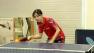 15-year-old girl serves it up in table tennis