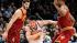 New York Knicks guard Jeremy Lin (17) drives...