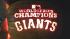 SF Giants themed pumpkin