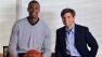 In this photo provided by ABC, NBA basketball veteran Jason Collins, left, poses for a photo with television journalist George Stephanopoulos, Monday, April 29, 2013, in Los Angeles.
