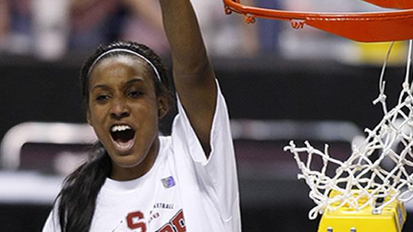 The Stanford women make it to the final four basketball tournament. (AP)