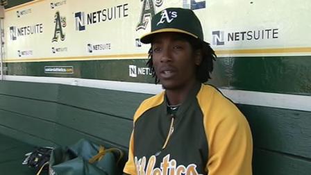 Oakland Athletics player Jemile Weeks