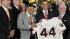 President Barack Obama, and Willie Mayes, second...