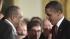President Barack Obama greets Major League...