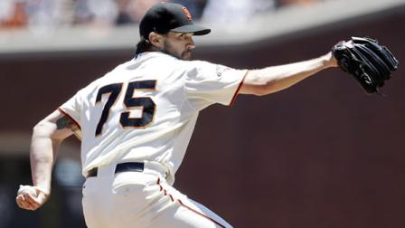 San Francisco Giants starting pitcher Barry Zito