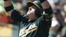 Oakland Athletics Josh Donaldson (20) celebrates after hitting a two-run home run off Boston Red Soxs Brandon Workman in the seventh inning of a baseball game Sunday, July 14, 2013, in Oakland, Calif. (AP Photo/Ben Margot)