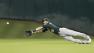 Oakland Athletics Josh Reddick makes a diving catch