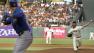 San Francisco Giants starting pitcher Madison Bumgarner, right, throws to Chicago Cubs Anthony Rizzo during the first inning of a baseball game on Saturday, July 27, 2013, in San Francisco
