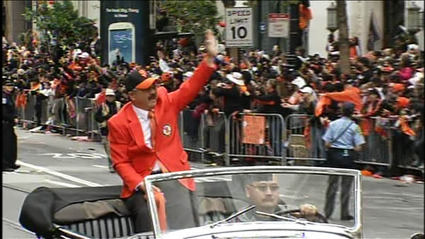 Mayor Ed Lee at the SF Giants World Series parade