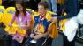 12-year-old Aaron Hern, the Martinez boy injured in the Boston Marathon bombing, and family are special guests of the Golden State Warriors for tonights playoff game against Denver at Oracle Arena in Oakland.