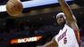 Miami Heat forward LeBron James dunks against the Chicago Bulls
