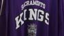 Sacramento Kings t-shirts are displayed for sale