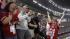 San Francisco 49ers fans cheer during the second...