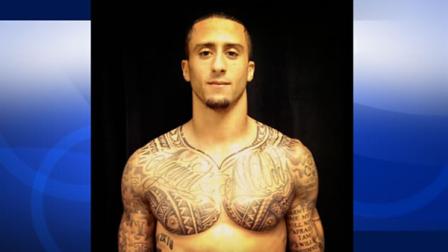 49ers quarterback Colin Kaepernick unveils new tattoos
